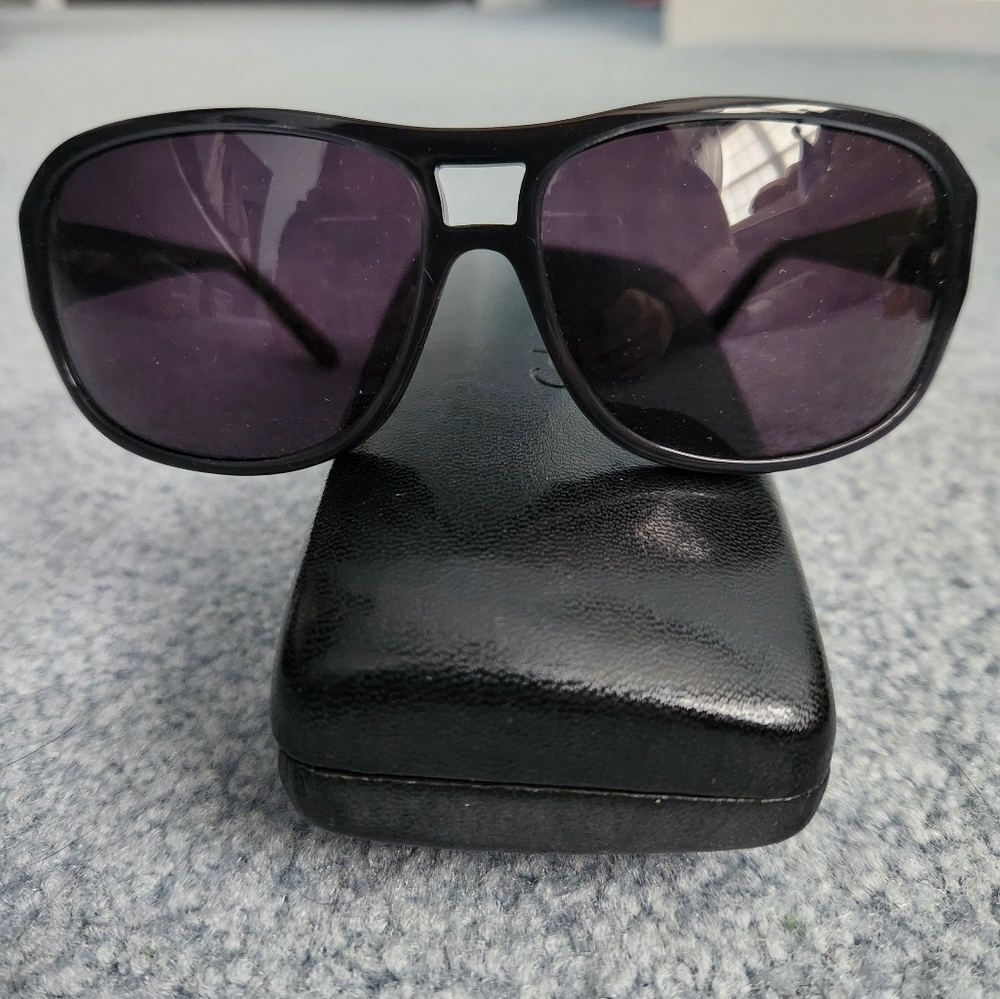 Calvin Klein Collection Black Sunglasses with Case